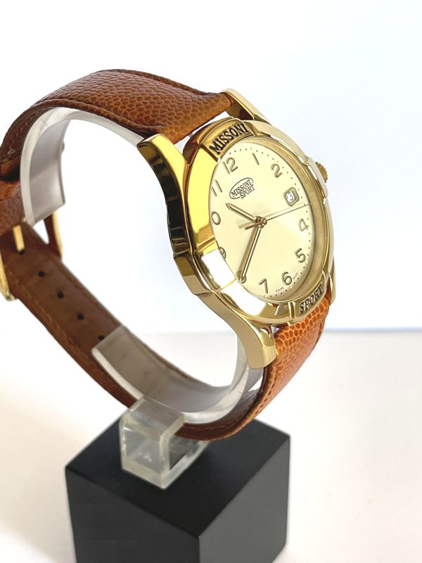 Missoni Sport Gold Dial NOS Nuovo Vintage Full Set