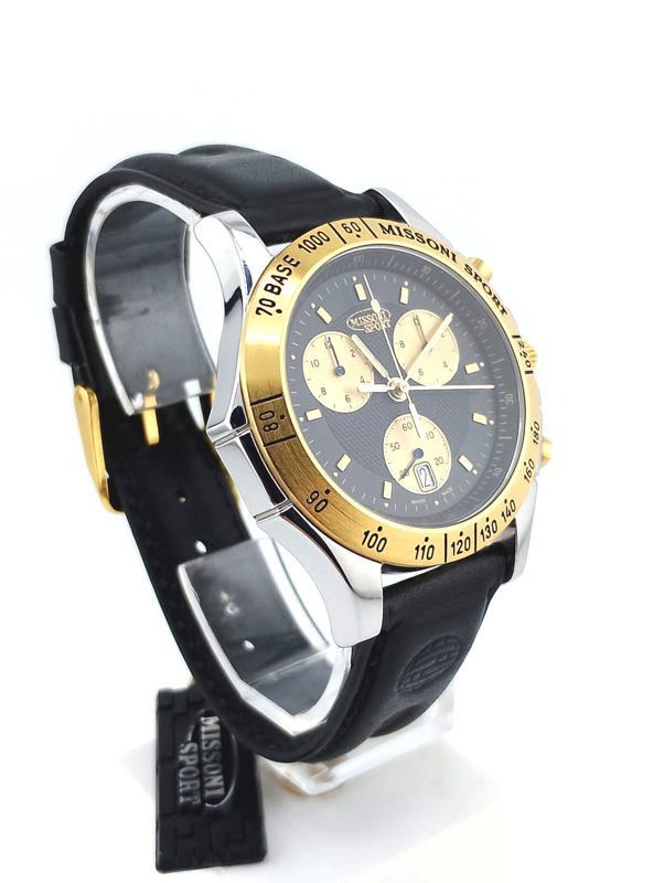 Missoni Sport Chrono Swiss Made NOS Full Set - Orologio Vintage Nuovo
