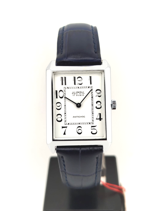 Olimpic Tank Orologio Anni '70 NOS - Movimento Manuale Antichoc - Raro Vintage