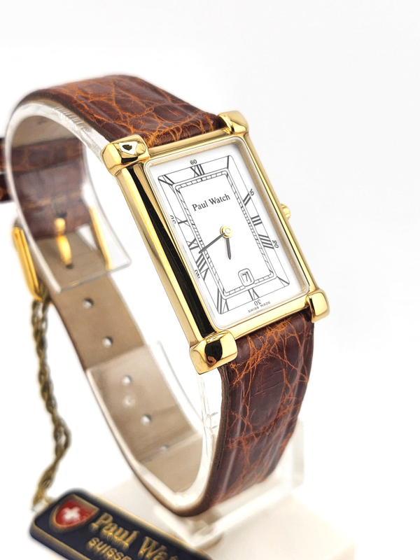 Paul Watch Tank Gold Edition New NOS 