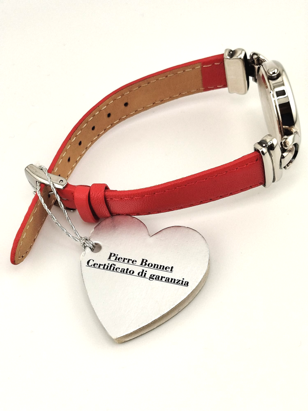 Pierre Bonnet Clarissa Argento 925 Nuovo Full Set - Orologio Donna Elegante