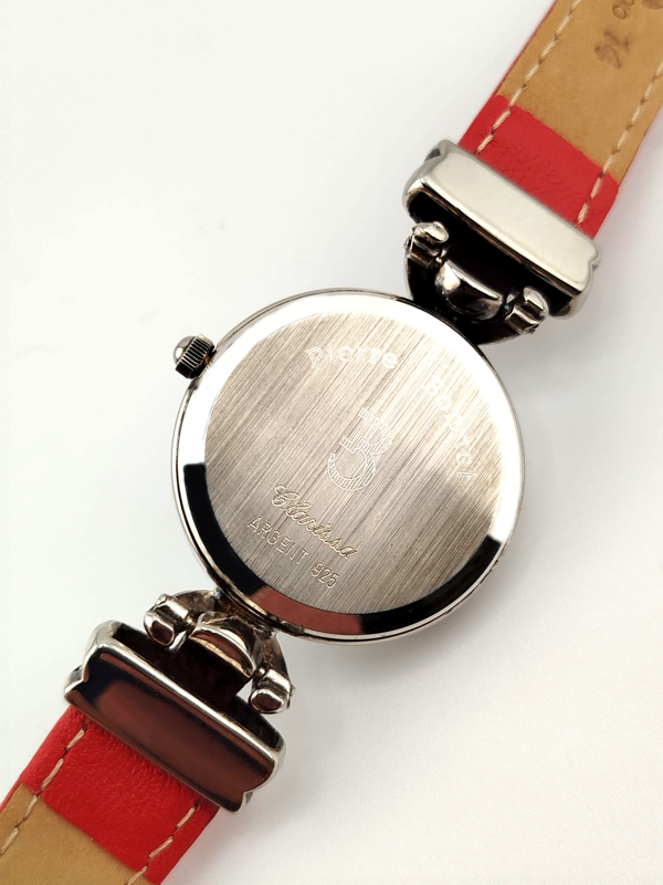 Pierre Bonnet Clarissa Argento 925 Nuovo Full Set - Orologio Donna Elegante