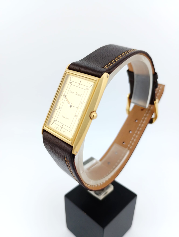 Paul Watch Tank Swiss Made Vintage Nuovo NOS