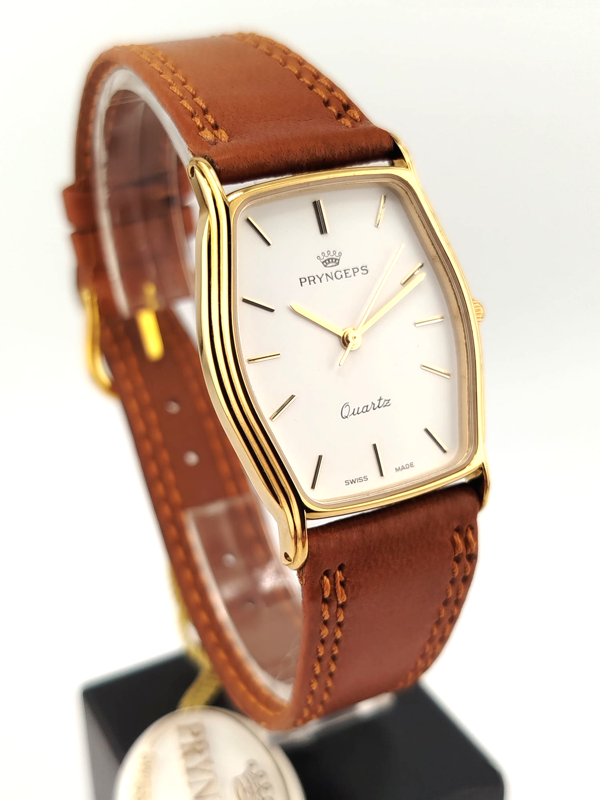 Pryngeps Tank Swiss Made Vintage NOS - Orologio Rettangolare Nuovo