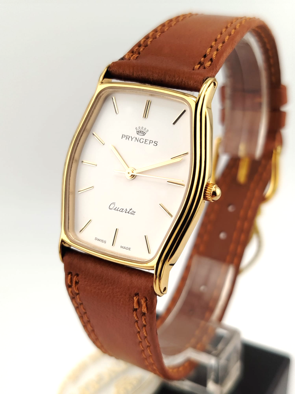 Pryngeps Tank Swiss Made Vintage NOS - Orologio Rettangolare Nuovo