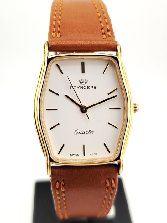 Pryngeps Tank Swiss Made Vintage NOS - Orologio Rettangolare Nuovo