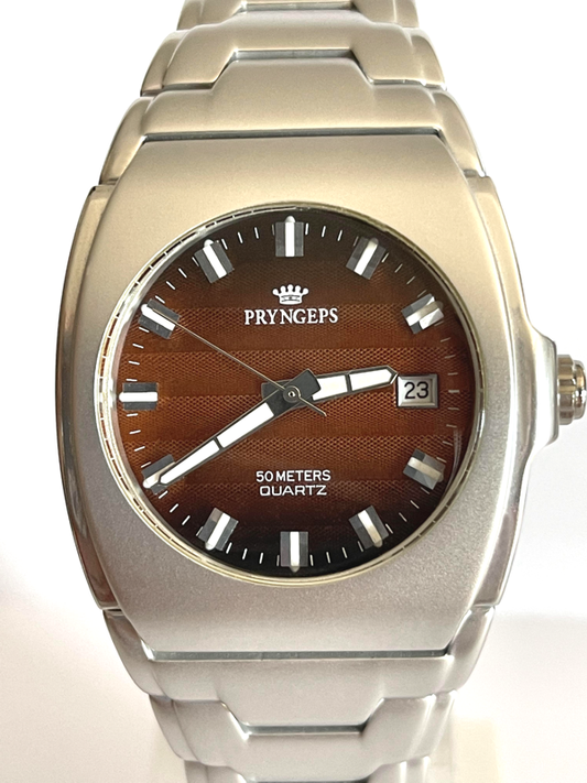 Pryngeps Sport Alluminio vintage anni 90' Water Resistant 50 Meters man watches Nuovo New