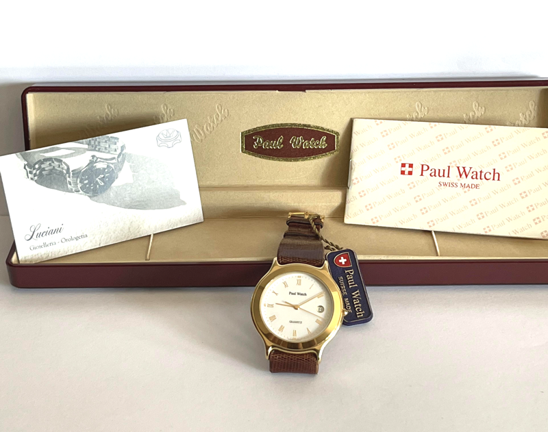 PaulWatch Swiss Vintage 90s New NOS
