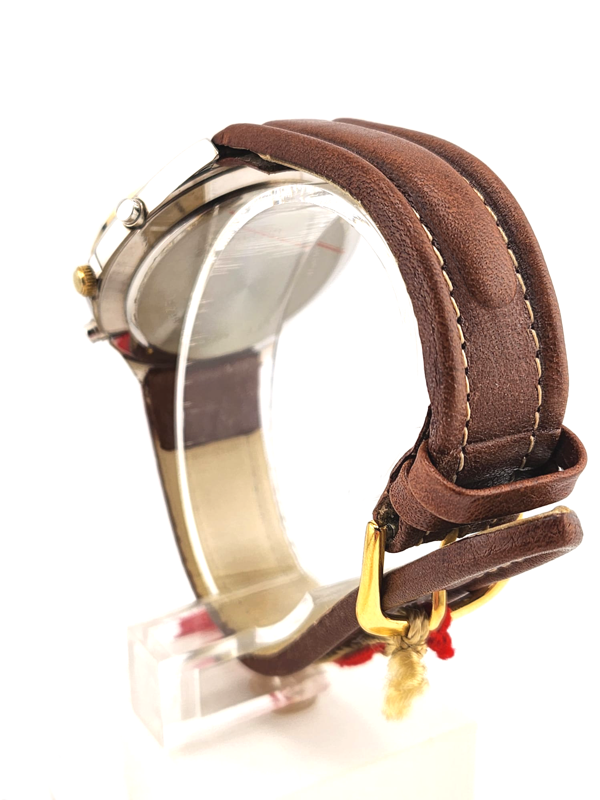 Reporter Chronograph men's steel/gold Full Set NEW NOS