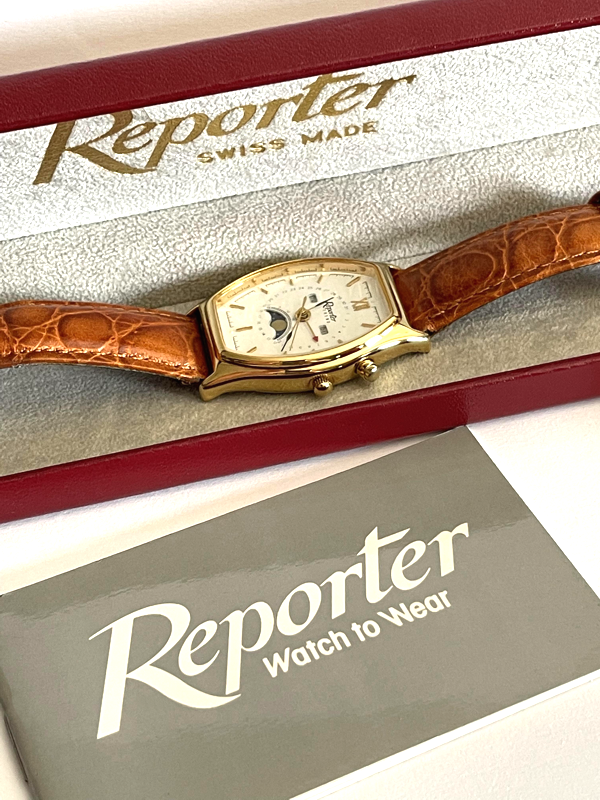 Reporter Tank Moon Phase Vintage NEW NOS Full Set 12 Month Warranty