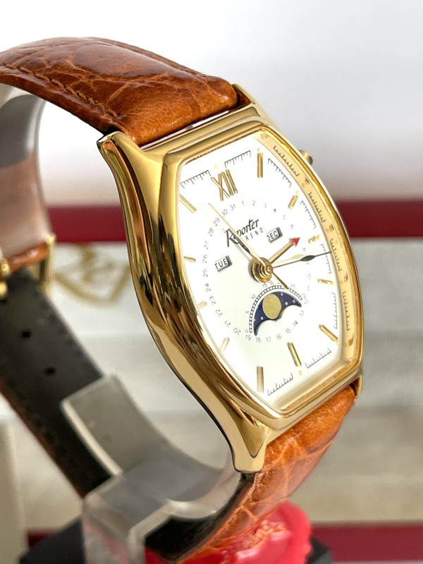 Reporter Tank Moon Phase Vintage NEW NOS Full Set 12 Month Warranty