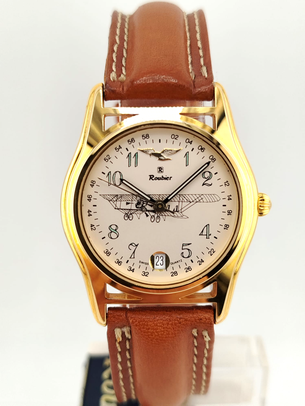 Roubier Aviatore Vintage - Orologio da Pilota Classico Nuovo