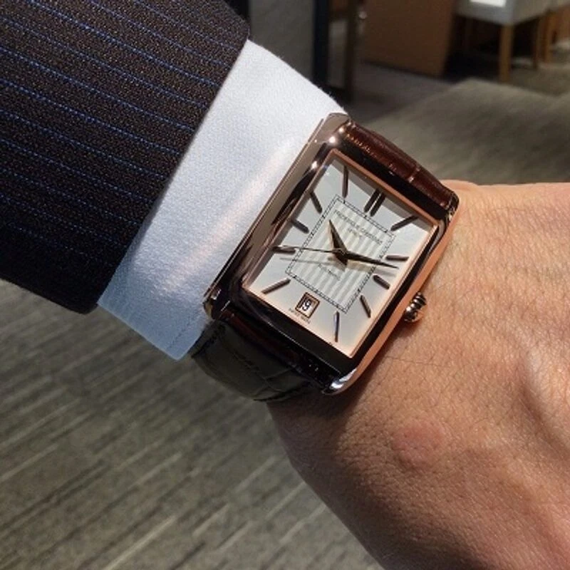 Frédérique Constant Classics Carrée Automatic FC-303V4C24 — Nuovo, Full Set