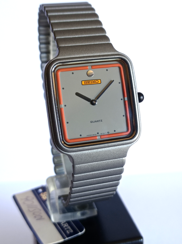 Seiko Titanium vintage anni '80 ultra raro NOS man vintage watch