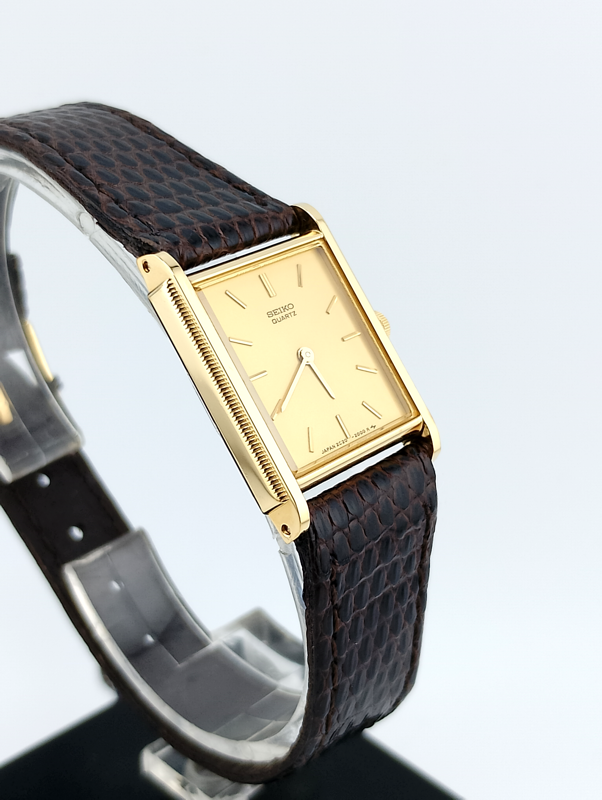 Seiko Tank Mini Vintage Women's 1980s New NOS