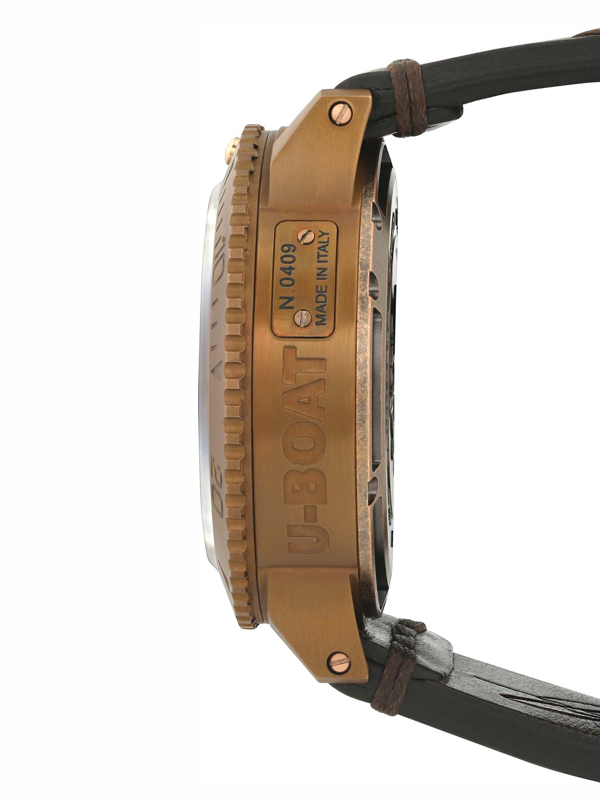 U-BOAT Sommerso Bronzo Referenza 8486 NUOVO FULL SET