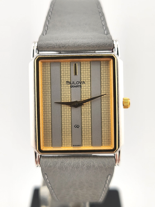 Bulova Tank Vintage anni 90' Nuovo NOS Full Set