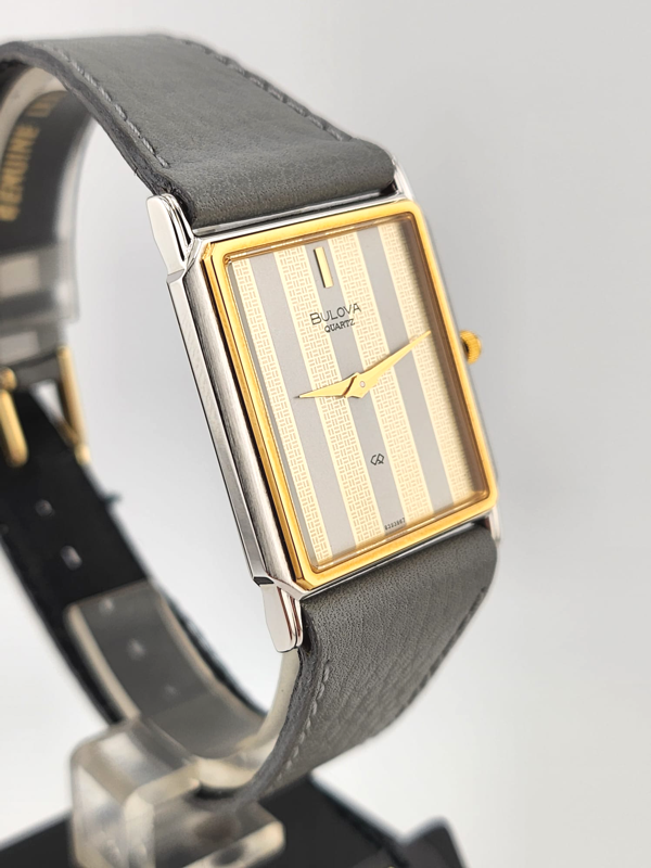 Bulova Tank Vintage anni 90' Nuovo NOS Full Set