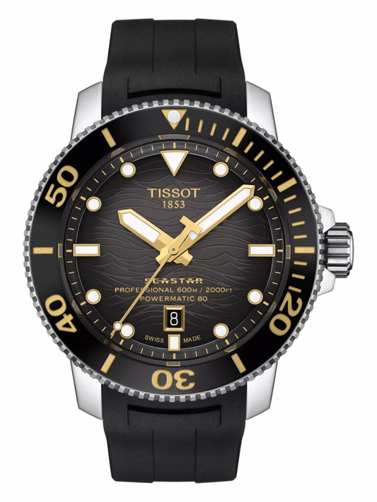 Tissot Seastar 2000 Professional Powermatic 80 – Subacqueo 600m, 46mm, Swiss Made NUOVO