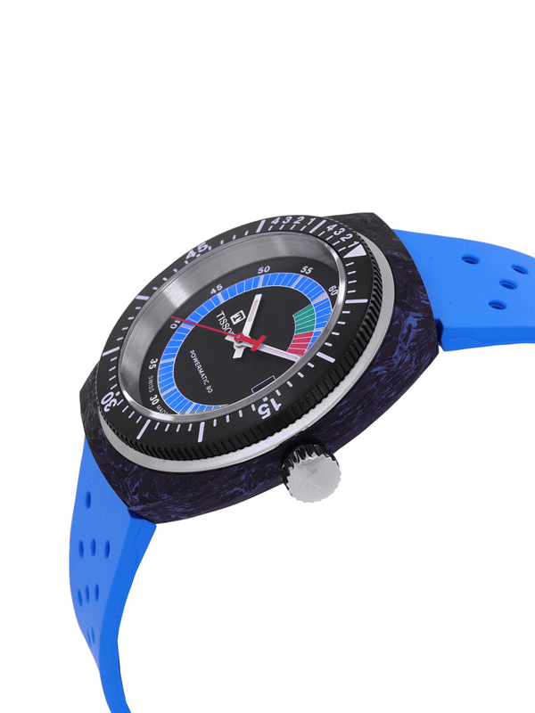 Tissot Sideral S Powermatic 80 — Cassa Carbonio 41mm, 300m, Swiss Made NUOVO