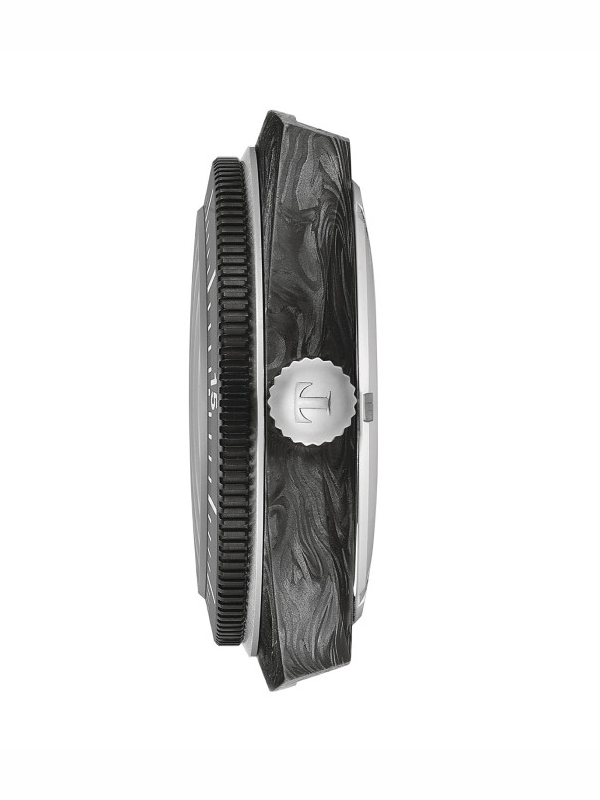 Tissot Sideral S Powermatic 80 rosso Cassa Carbonio 41mm, 300m, Swiss Made NUOVO