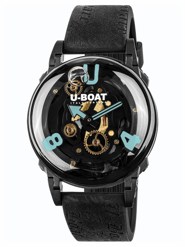 U-BOAT U-65 44mm PVD Turquoise 3353 NUOVO FULL SET