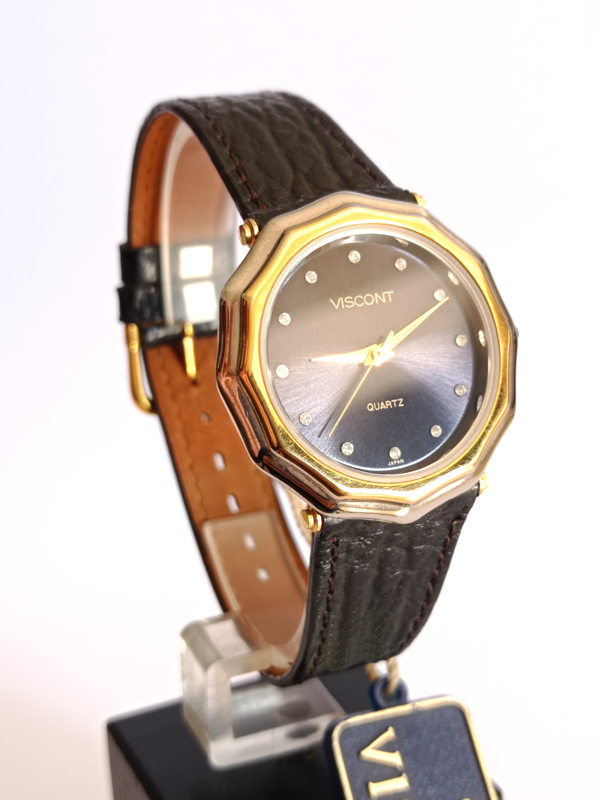 Viscont Women's Wristwatch Vintage 1980s NOS New