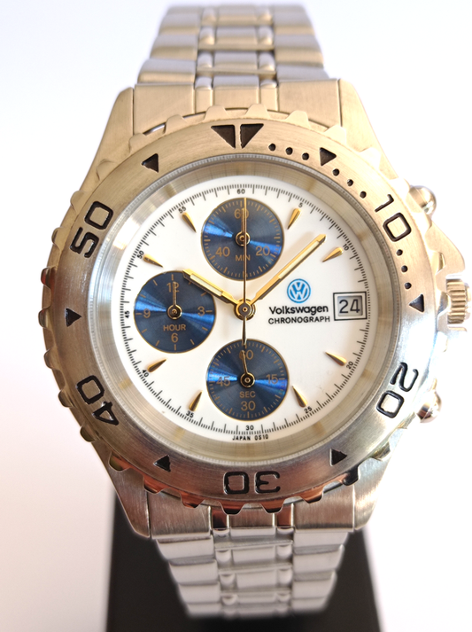 Volkswagen Chrono da Collezione acciaio NUOVO NOS NEW Watch