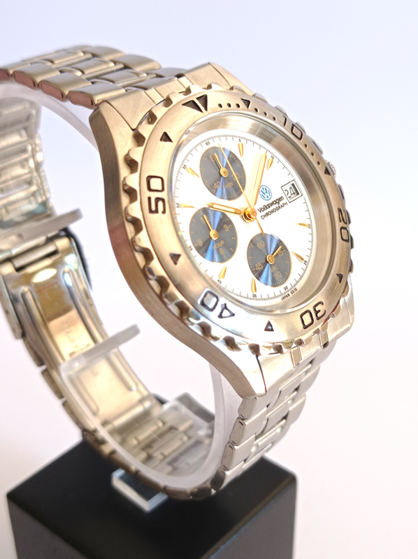 Volkswagen Chrono da Collezione acciaio NUOVO NOS NEW Watch