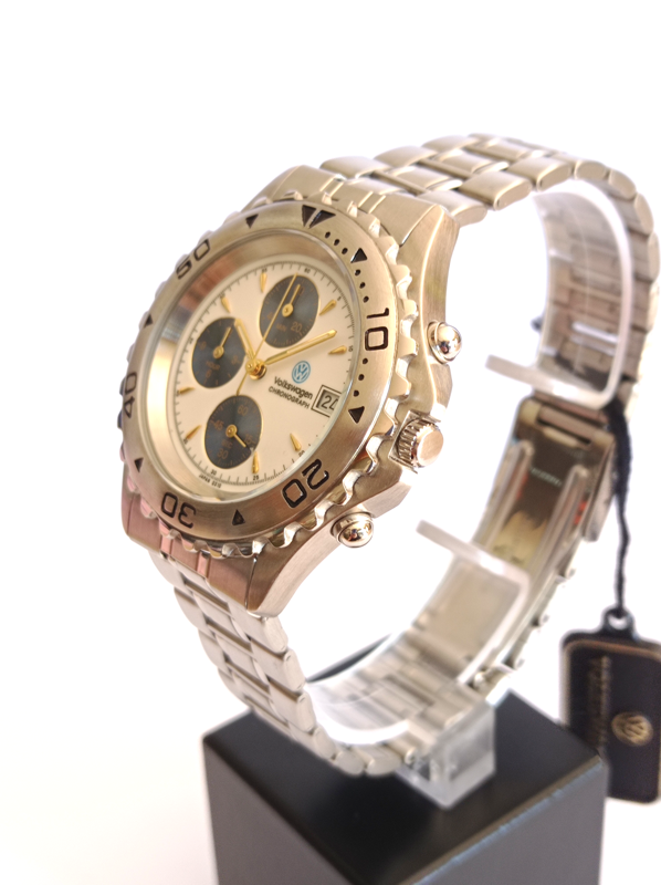 Volkswagen Chrono da Collezione acciaio NUOVO NOS NEW Watch
