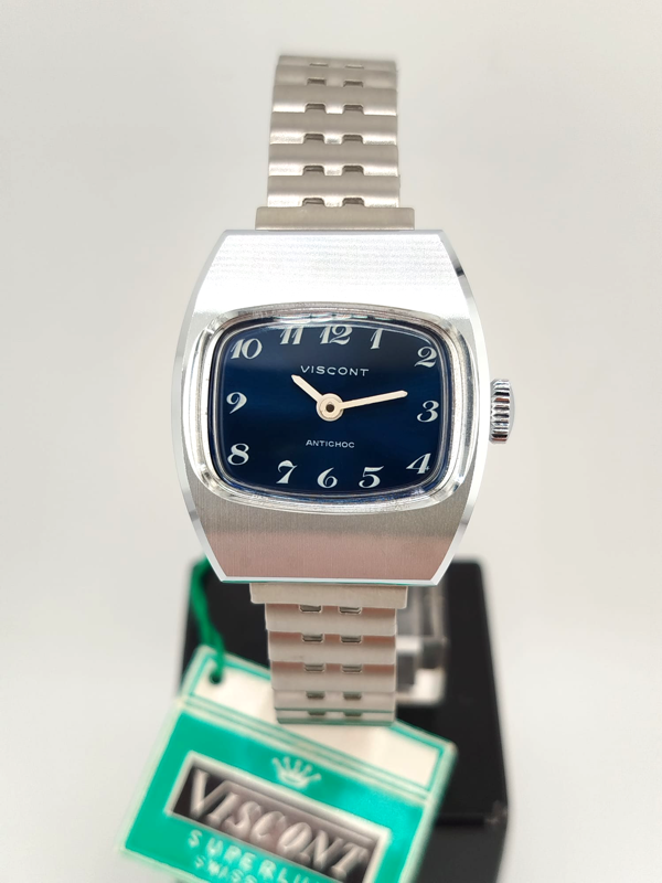Viscont TV Lady Vintage Anni '70 — Carica Manuale Acciaio NOS