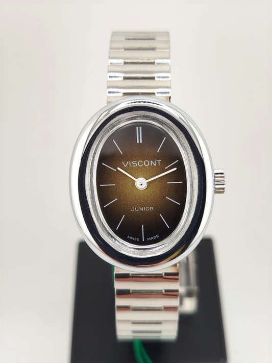 Viscont Junior Lady — Orologio Donna Vintage Acciaio Carica Manuale Anni '70 | NOS Nuovo