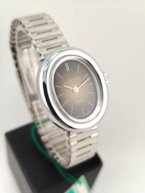 Viscont Junior Lady — Orologio Donna Vintage Acciaio Carica Manuale Anni '70 | NOS Nuovo