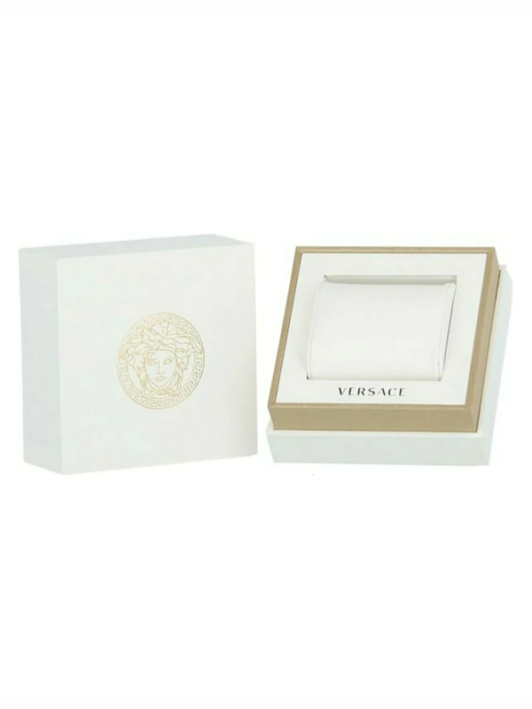 Versace Medusa Pop Watch + Blu Silicon Purse – Set Nuovo, Full Box