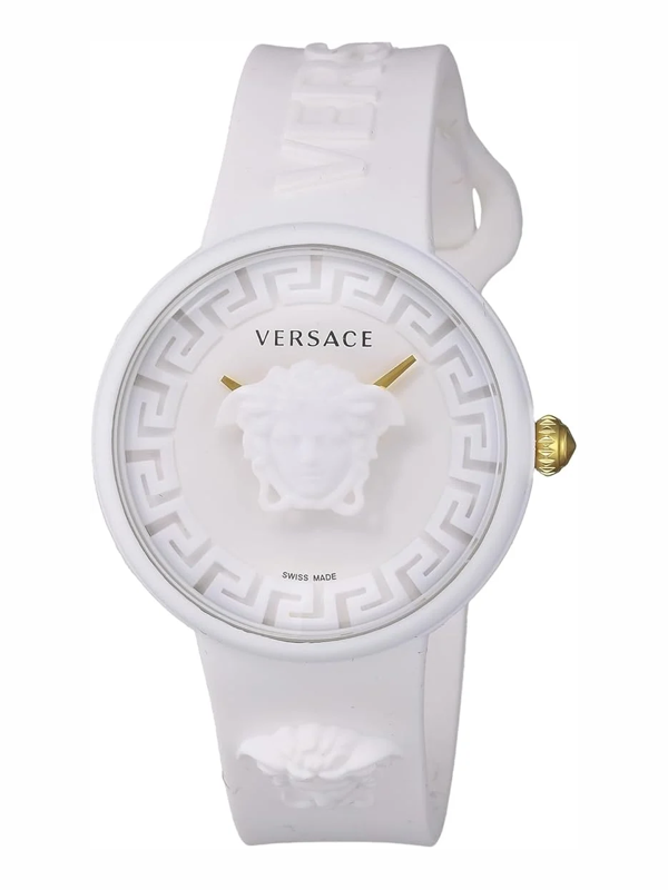 Versace Medusa Pop Watch + White Silicon Purse – Set Nuovo, Full Box