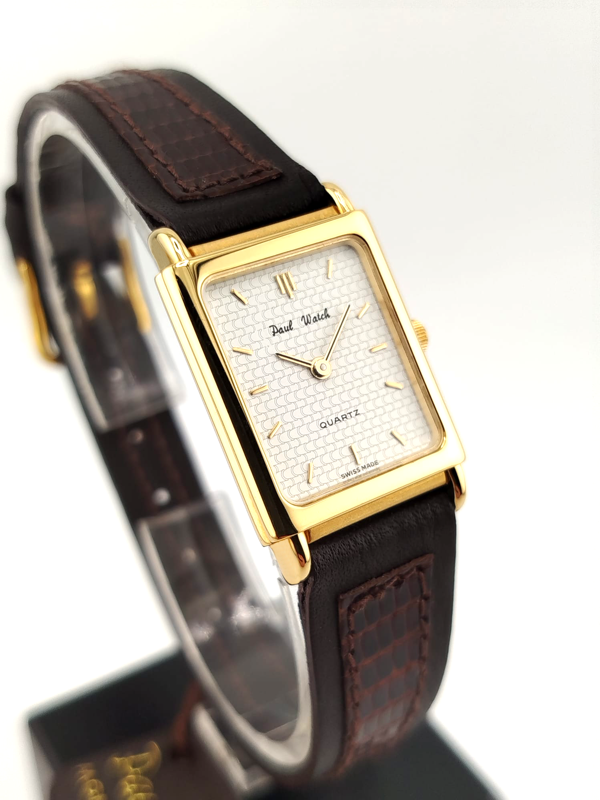 Paul Watch Tank Orologio Vintage Donna NOS Anni '80