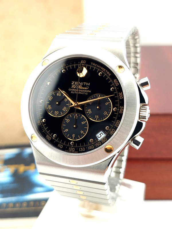 Zenith El Primero Pacific NOS Anni '90 - Cronografo Automatico Raro Full Set