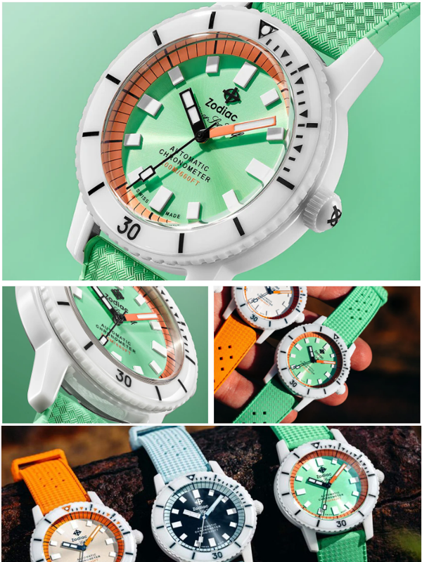 ZODIAC SUPER SEA WOLF CERAMIC COMPRESSION DIVER AUTOMATICO NUOVO