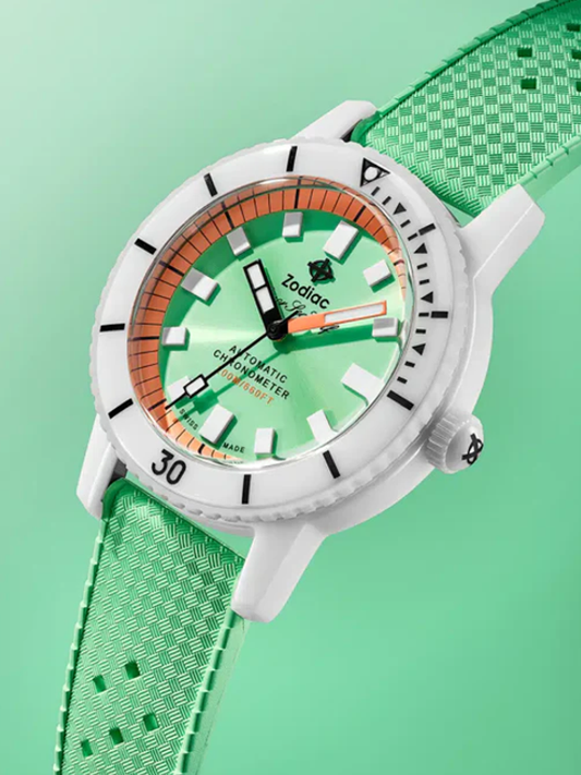 ZODIAC SUPER SEA WOLF CERAMIC COMPRESSION DIVER AUTOMATICO NUOVO